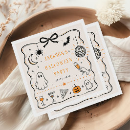 Halloweenfest Pappersservett