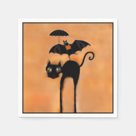 Halloweenfest Pappersservett