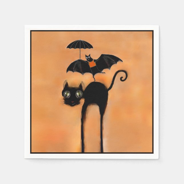Halloweenfest Pappersservett (Framsidan)