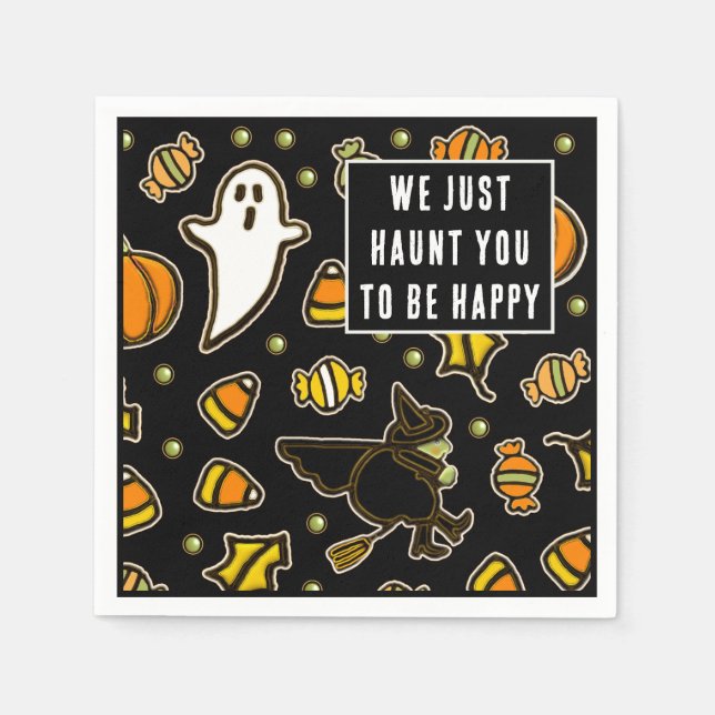 Halloweenfest Pappersservett (Framsidan)