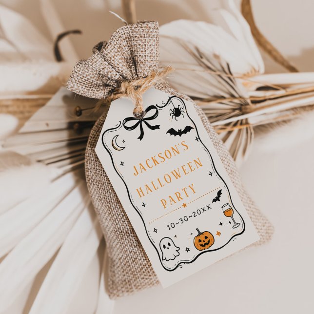 Halloweenfest Presentetikett (Skapare uppladdad)