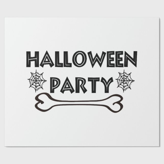 Halloweenfest Presentpapper (Platt)