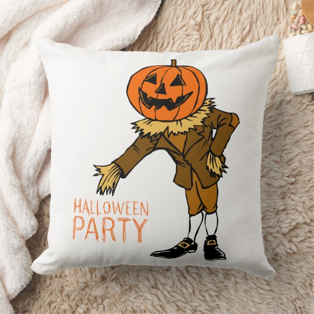 Halloweenfest Pumpa Kille Klippbilder, Halloween Kudde (Filt)