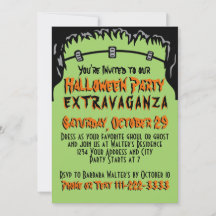 Halloweenfest Ryslig Natt Bus eller Godis