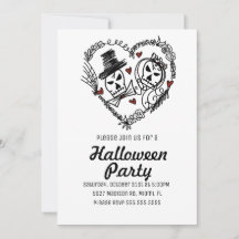 Halloweenfest Skeletons Par Illustration
