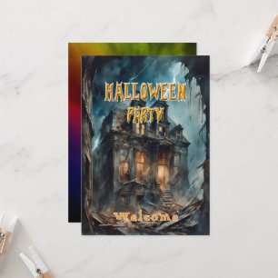 Halloweenfest Spökhus Inbjudan