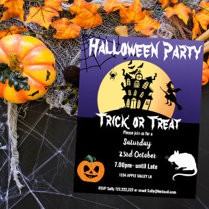 Halloweenfest tema event poster