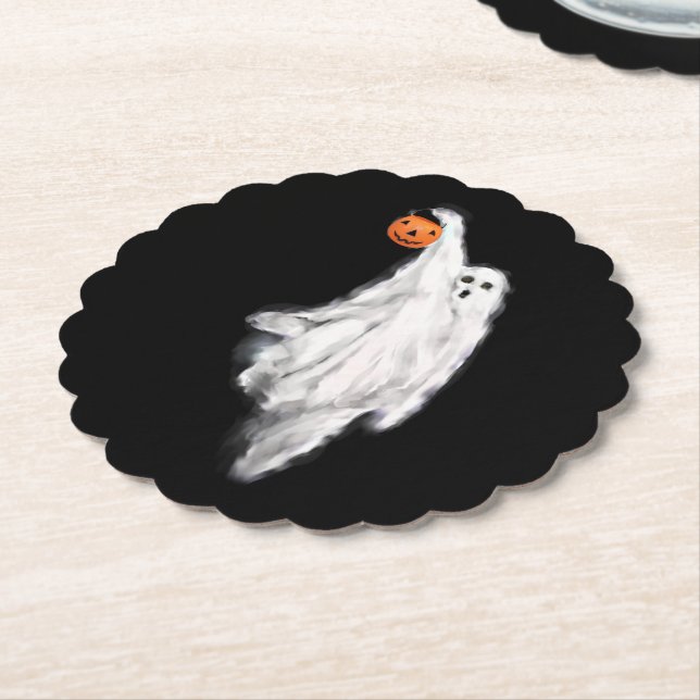 Halloweenfest Underlägg Papper (Vinklad)