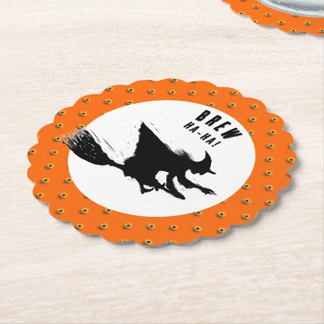Halloweenfest Underlägg Papper (Vinklad)