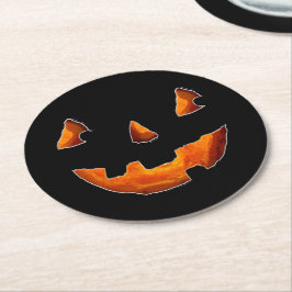 Halloweenfest Underlägg Papper Rund