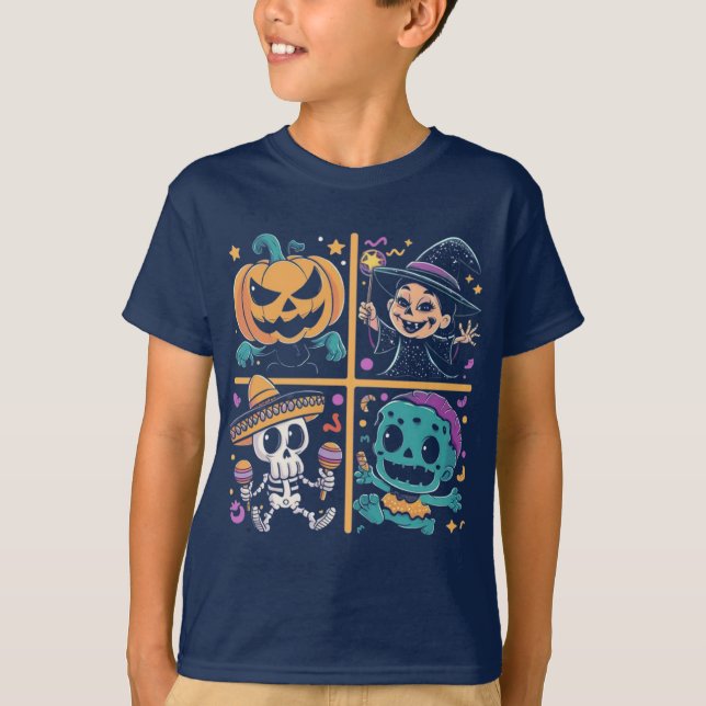 halloweenfigur t shirt (Framsida)
