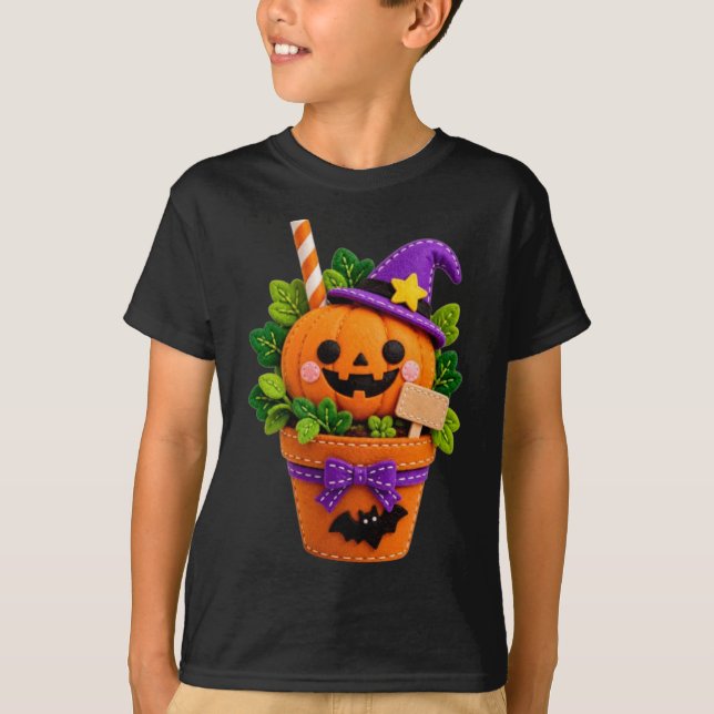 Halloweenfilt  t shirt (Framsida)