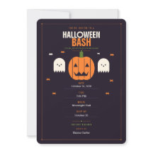 Halloweenfirande Inbjudan | Skräckfylld Halloweenf
