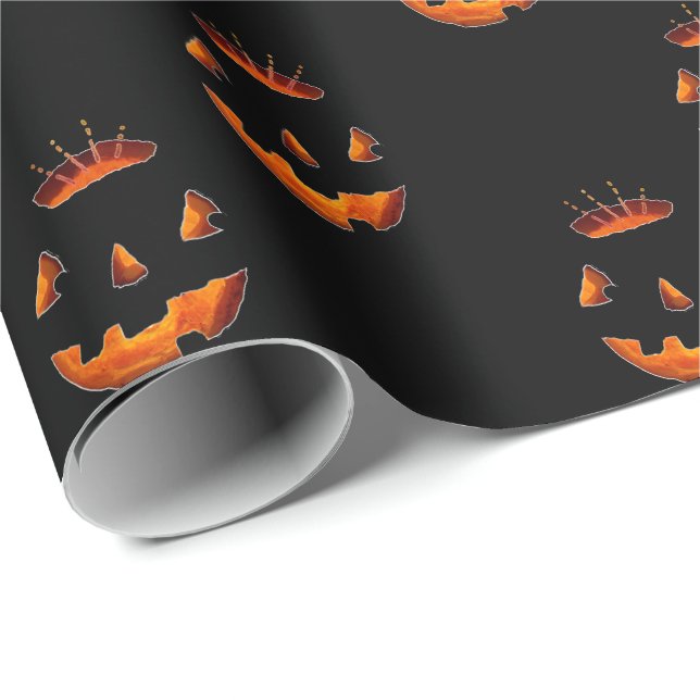 Halloweenfirande Inpackningspapper Presentpapper (Rullad Hörn)