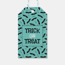 Halloweenfirande med trick or treat-fladdermöss