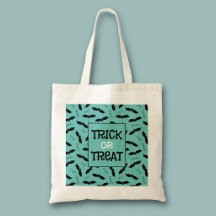 Halloweenfirande med trick or treat-fladdermöss
