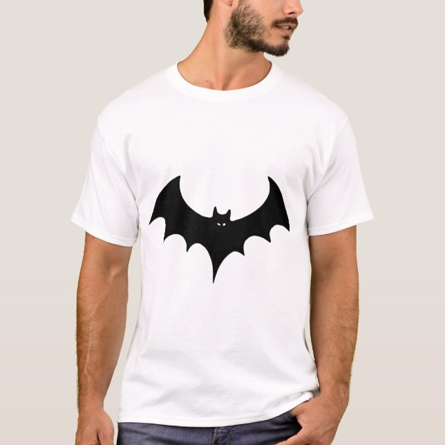 Halloweenfladdermus        t shirt (Framsida)