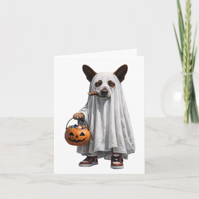 Halloweenhälsningar Kort (Framsida)