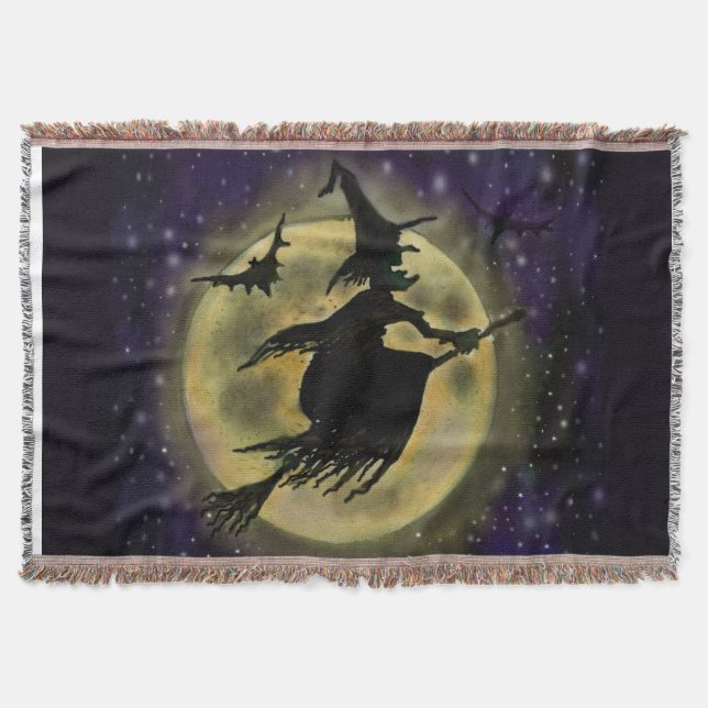 Halloweenhäxa Filt (Framsidan)