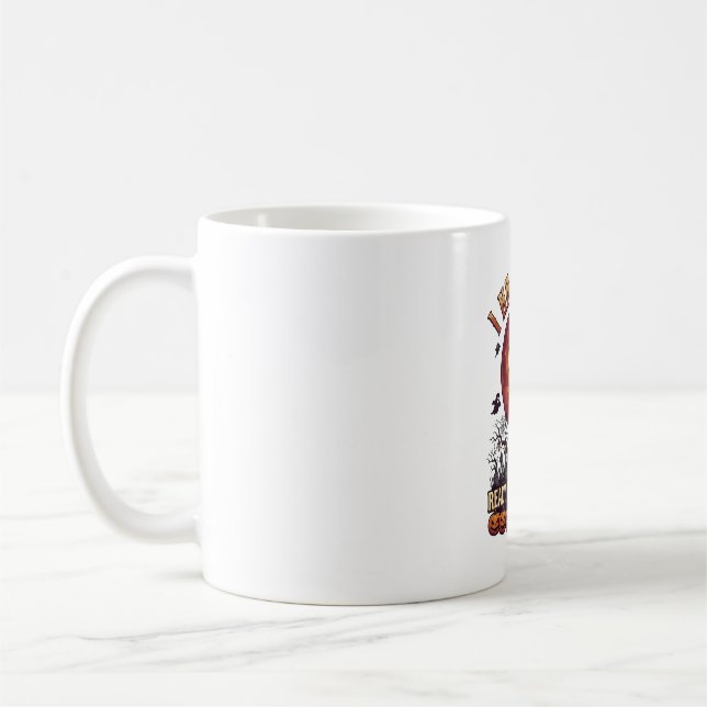Halloweenhäxslott Månen har varit redo_1 Kaffemugg (Vänster)