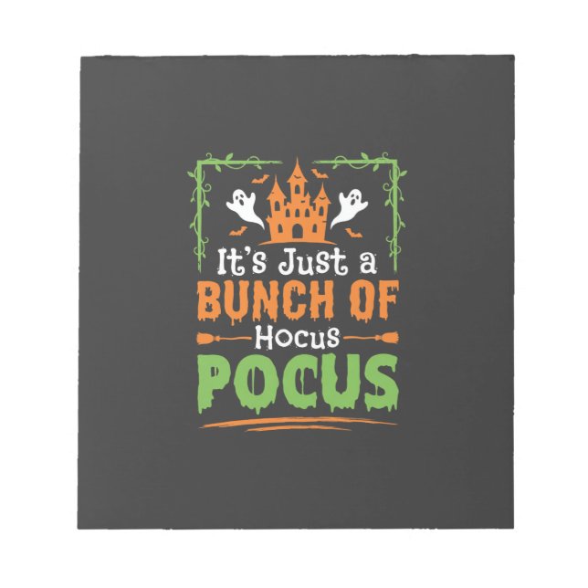 Halloweenknippe med Hokus Pokus Anteckningsblock (Framsida)