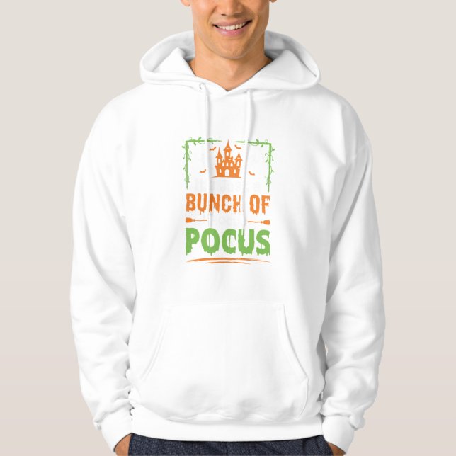 Halloweenknippe med hokus pokus hoodie (Framsida)