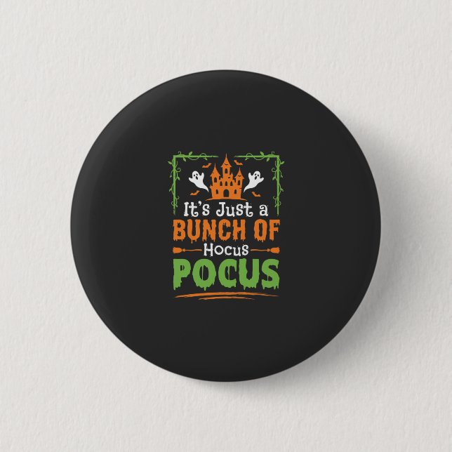 Halloweenknippe med hokus pokus knapp (Framsida)