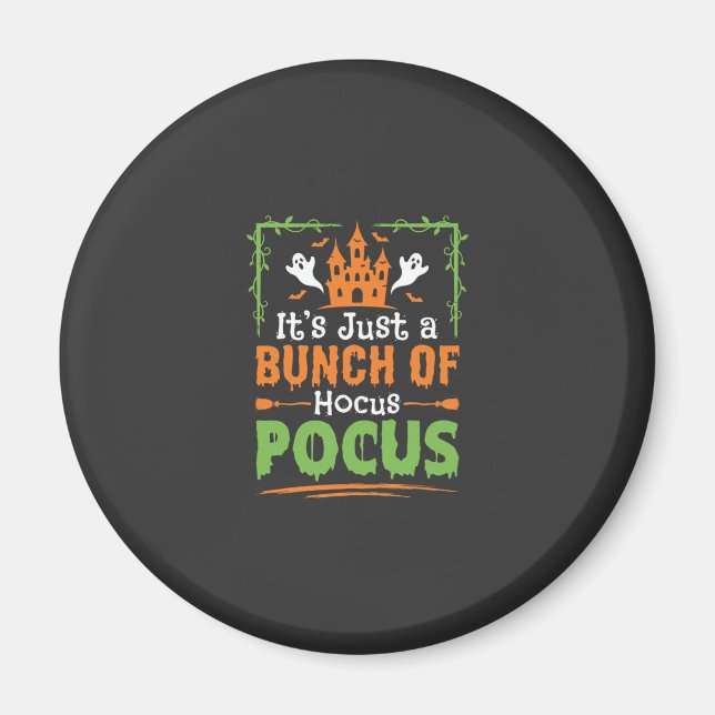 Halloweenknippe med hokus pokus magnet (Framsidan)