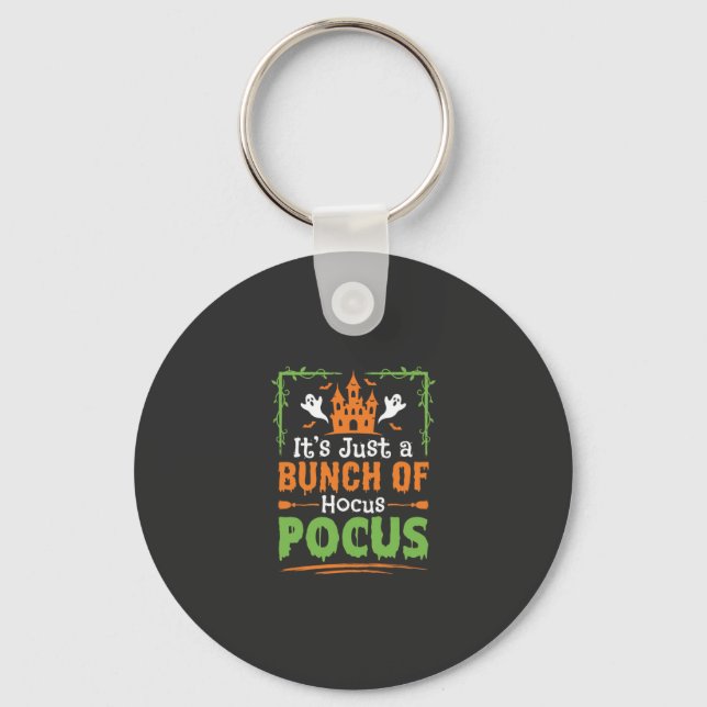 Halloweenknippe med massor av hokus pokus nyckelring (Framsida)