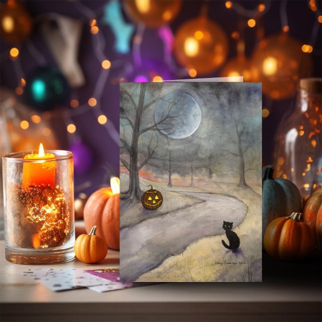 Halloweenkonst Den glömda stigen av Molly Harrison Kort (Skapare uppladdad)