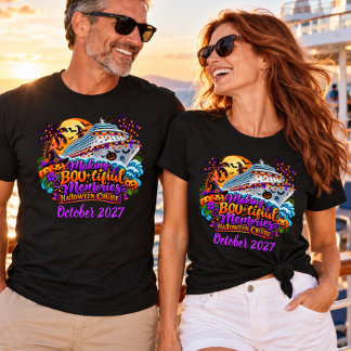 Halloweenkryssning för att skapa minnen t shirt