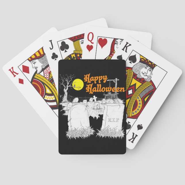 halloweenkyrka kortlek (Baksidan)