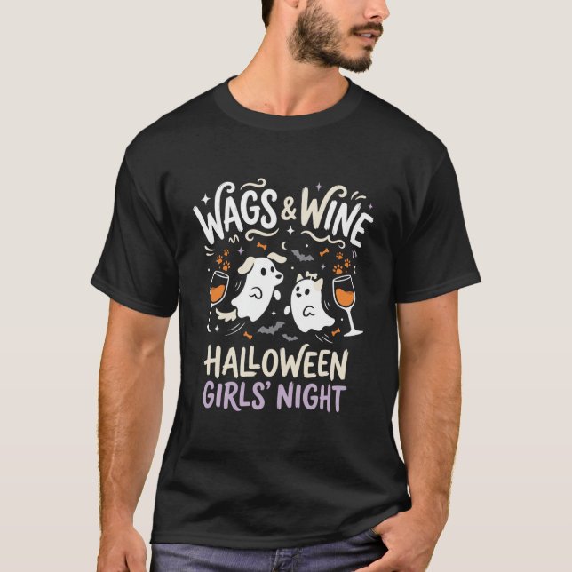 Halloweenlag för hundar Boo Crew T Shirt (Framsida)