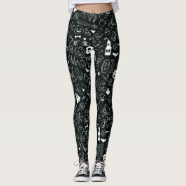 Halloweenmönster Leggings