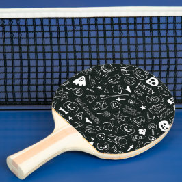 Halloweenmönster Pingisracket