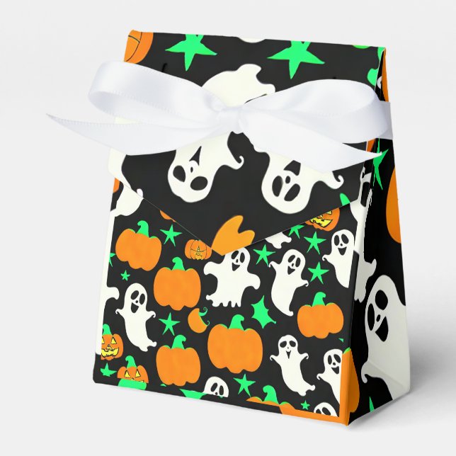 Halloweenmönster Presentaskar (Framsidan Sidan)