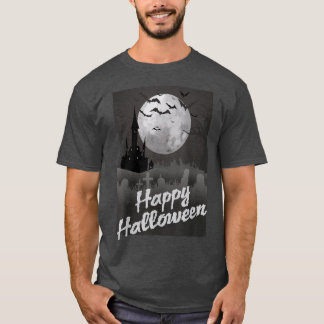 HalloweenMoon & Castle i natten T Shirt