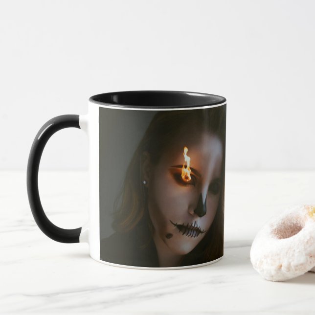 Halloweenmugg - Den onde Mugg (Med munk)