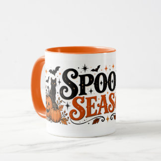 Halloweenmugg för spöktiden mugg