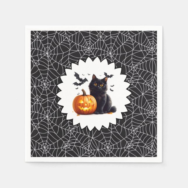 Halloweenpapper  pappersservett (Framsidan)