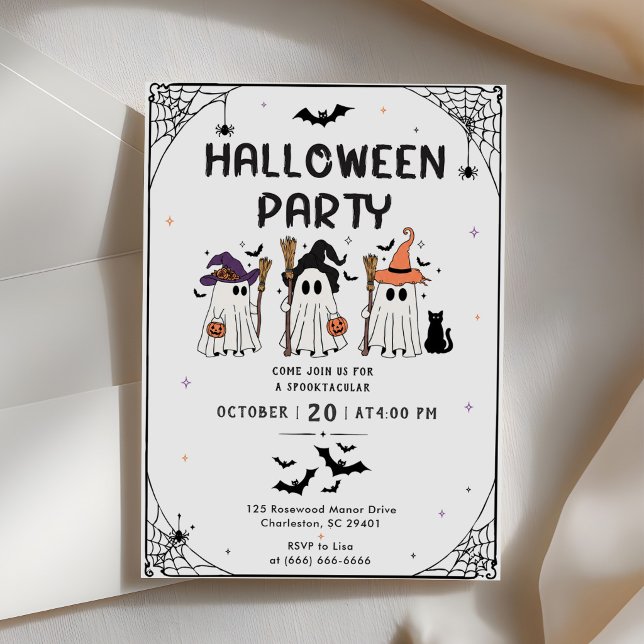 Halloweenparty Inbjudningar (Skapare uppladdad)