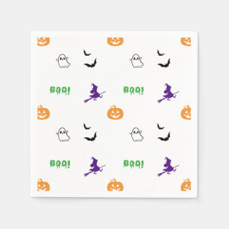 Halloweenpartyservetter från Spooky Crew Pappersservett