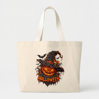 Halloweenpåse k Design | Skräckfylld säsong Tri Jumbo Tygkasse