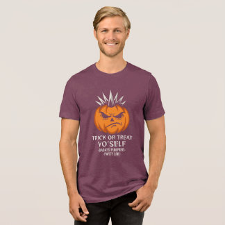 Halloweenpresent - Bus eller gods T-shirt, punkpum T Shirt