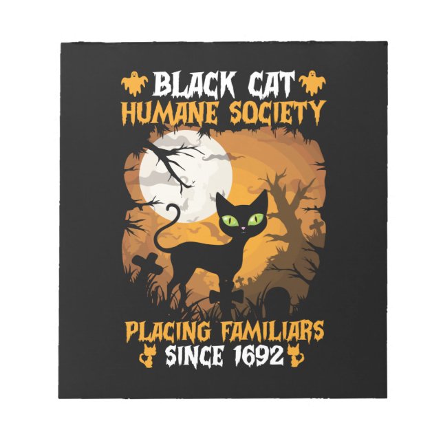 Halloweenpresent | Mänskligt samhälle som placerar Anteckningsblock (Framsida)