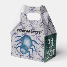 Halloweenpresent med motiv av spindel och spindeln presentaskar