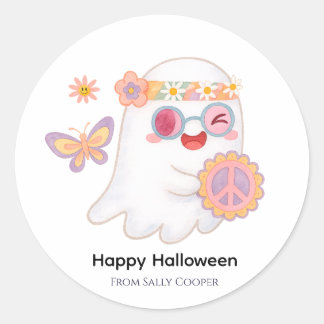 Halloweenpresent Runt Klistermärke
