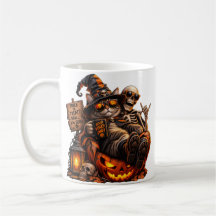 Halloweenpresent Trevlig Halloween Kattmugg
