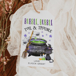 Halloweenpresentkort för Kittel Presentetikett