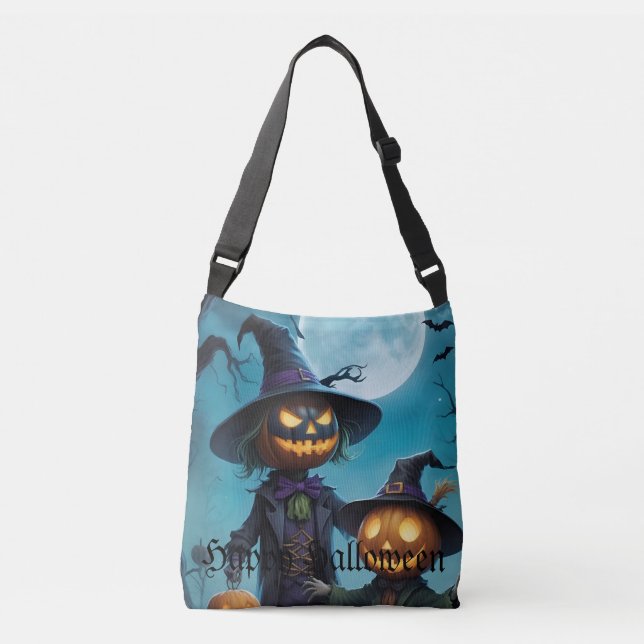 Halloweenpumpa-duo-handväska Axelväska (Framsida)